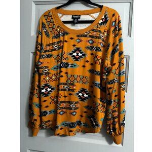 Bubble Sleeve Wrangler Top Size L